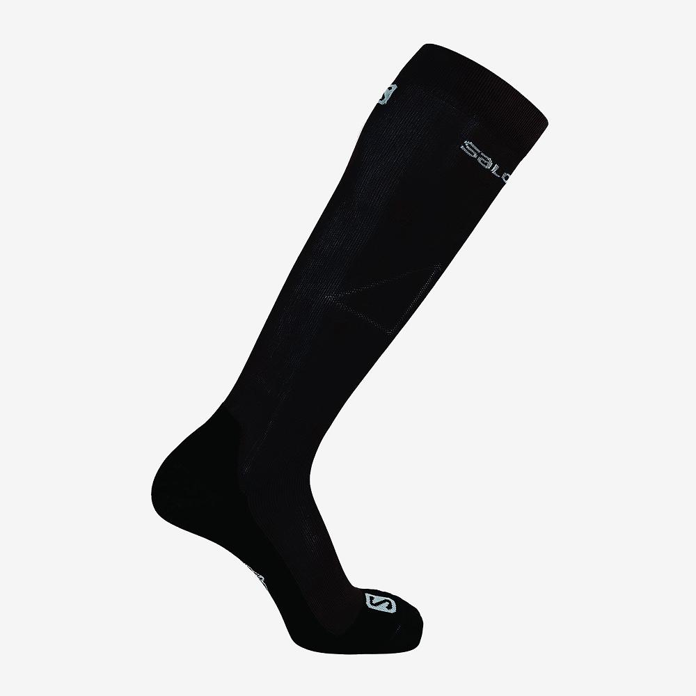 Chaussettes Salomon Homme Noir - Salomon QST - France (0798-SGQMN)